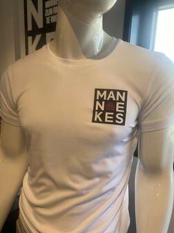 Sport shirt - Echte Mannekes - wit met logo