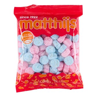 HELAAS, DEZE IS OP! WIJ WERKEN AAN EEN NIEUWE VOORRAAD. Matthijs Jelly Buttons 400 gr