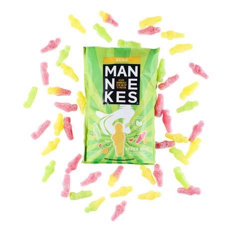 Echte Mannekes - Zure 225g (Veggie)