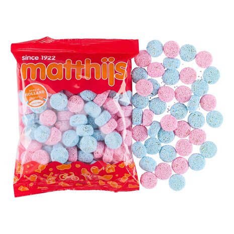 HELAAS, DEZE IS OP! WIJ WERKEN AAN EEN NIEUWE VOORRAAD. Matthijs Jelly Buttons 400 gr